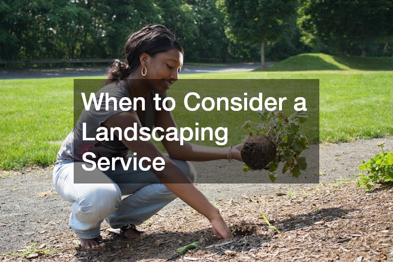 When to Consider a Landscaping Service