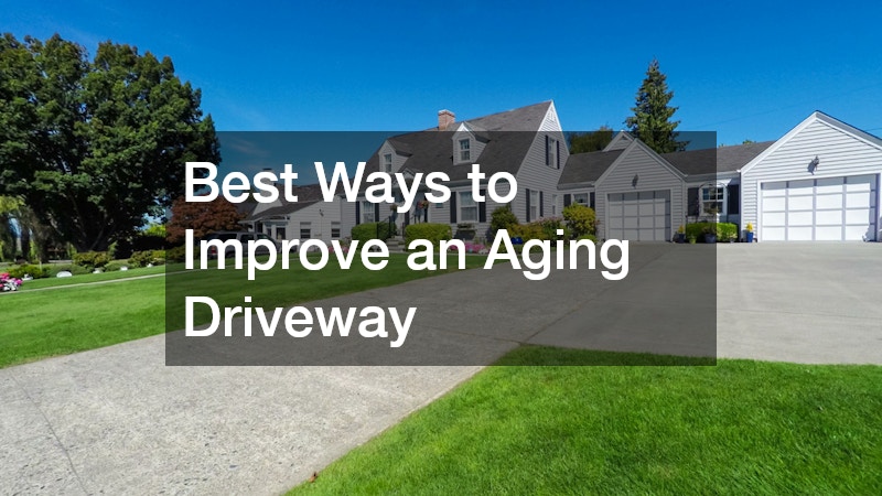 Best Ways to Improve an Aging Driveway